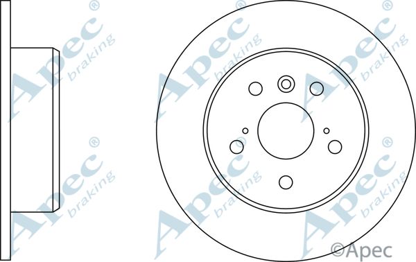 APEC BRAKING Bremžu diski DSK2795